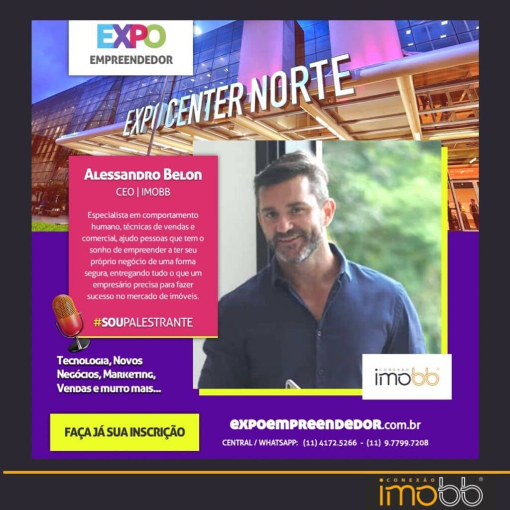 Alessandro Belon palestrará na Expo Empreendedor