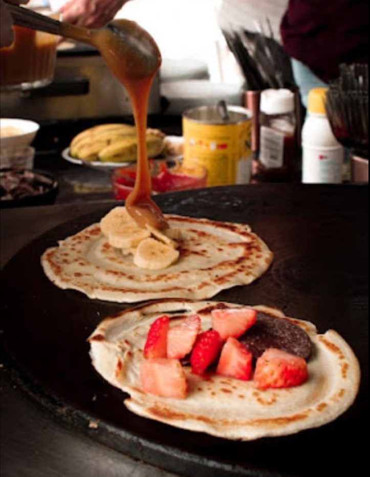 Os crepes da Aury Buffet em Indaiatuba