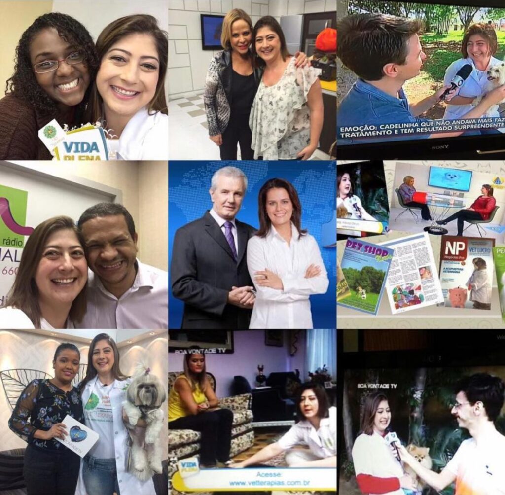 Dra. Flávia Oliva em diversas entrevistas para canais de tevê