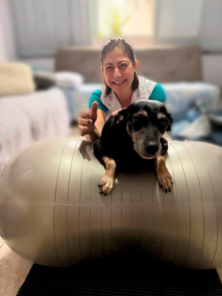 Médica Veterinária Dra. Esp. Mª. Flávia Oliva fundadora do Consultório Vet Terapias de Indaiatuba São Paulo